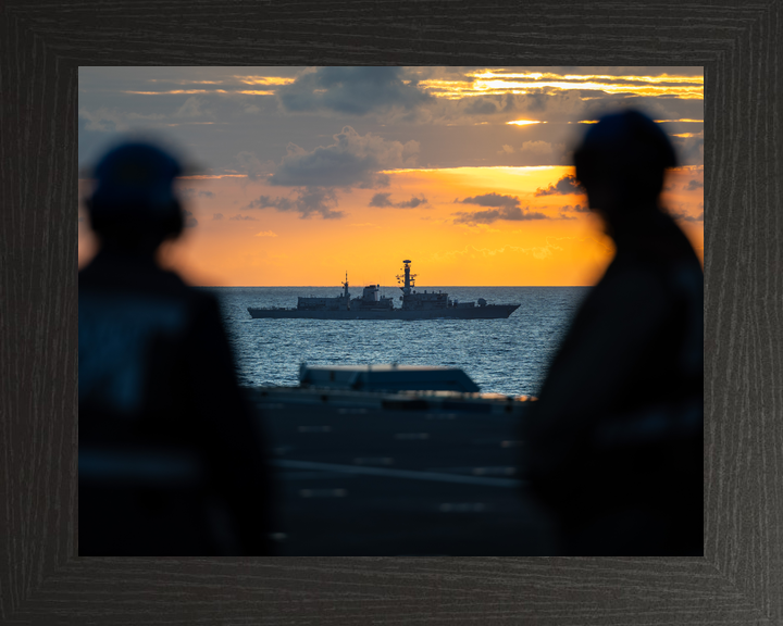 HMS Richmond F239 Type 23 Frigate July 2025 From HMS Prince of Wales Photo Print - Posters, Prints, & Visual Artwork - by Hampshire Prints (image 3 of 9)