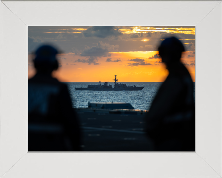 HMS Richmond F239 Type 23 Frigate July 2025 From HMS Prince of Wales Photo Print - Posters, Prints, & Visual Artwork - by Hampshire Prints (image 5 of 9)