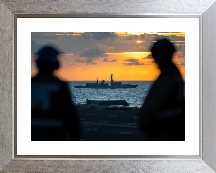 HMS Richmond F239 Type 23 Frigate July 2025 From HMS Prince of Wales Photo Print - Posters, Prints, & Visual Artwork - by Hampshire Prints (image 6 of 9)