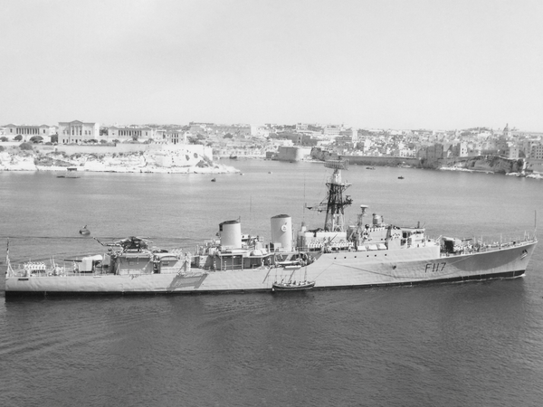 HMS Ashanti F117 Tribal Class Frigate 1966