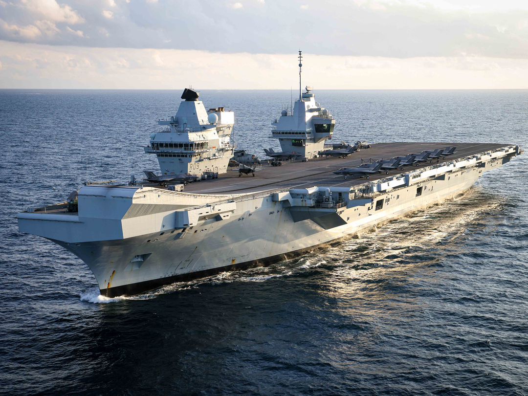HMS Prince of Wales (R09) Photo Print - At Sea July 2025 - Royal Navy Queen Elizabeth Class Aircraft Carrier Hampshire Prints 6 x 4 No Frame No