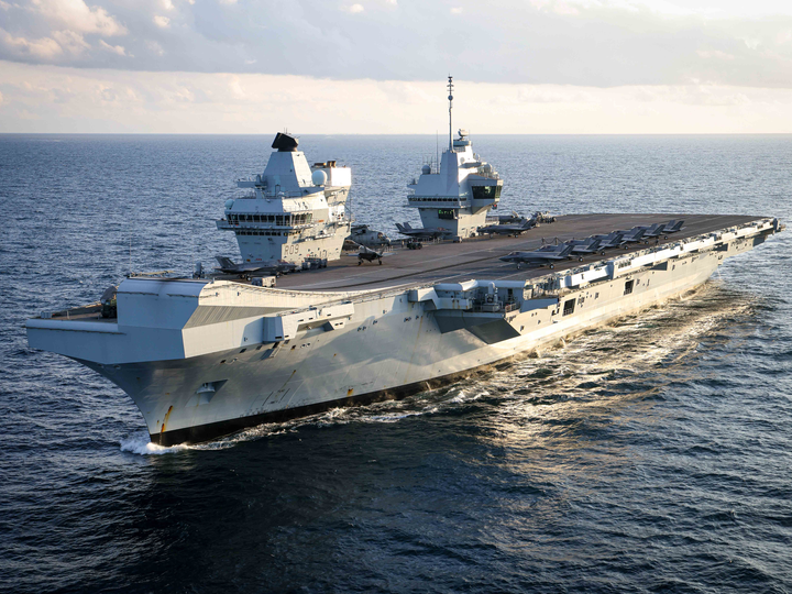 HMS Prince of Wales (R09) Photo Print - At Sea July 2025 - Royal Navy Queen Elizabeth Class Aircraft Carrier Hampshire Prints 6 x 4 No Frame No