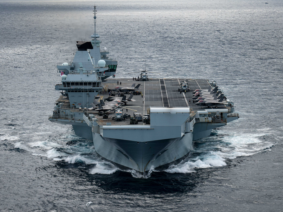 HMS Prince of Wales (R09) Photo Print - Bow View July 2025 - Royal Navy Queen Elizabeth Class Aircraft Carrier Hampshire Prints 6 x 4 No Frame No