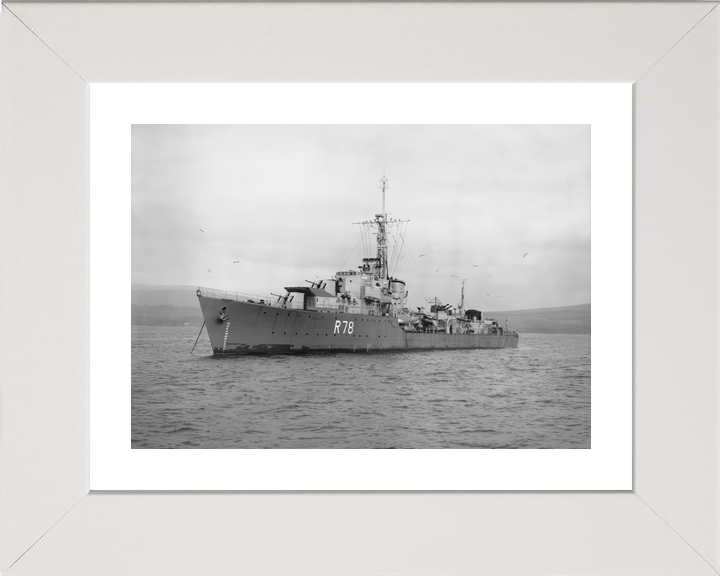 HMS Wessex R78 W Class Destroyer May 1944 Photo Print - Posters, Prints, & Visual Artwork - by Hampshire Prints (image 4 of 9)