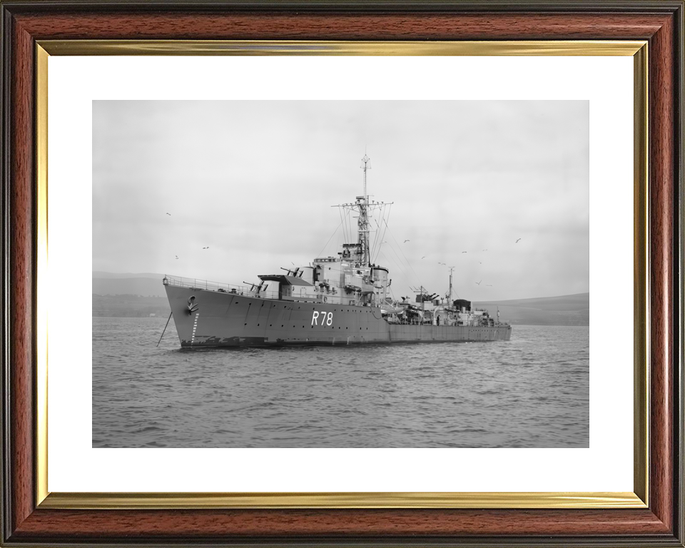 HMS Wessex R78 W Class Destroyer May 1944 Photo Print - Posters, Prints, & Visual Artwork - by Hampshire Prints (image 8 of 9)