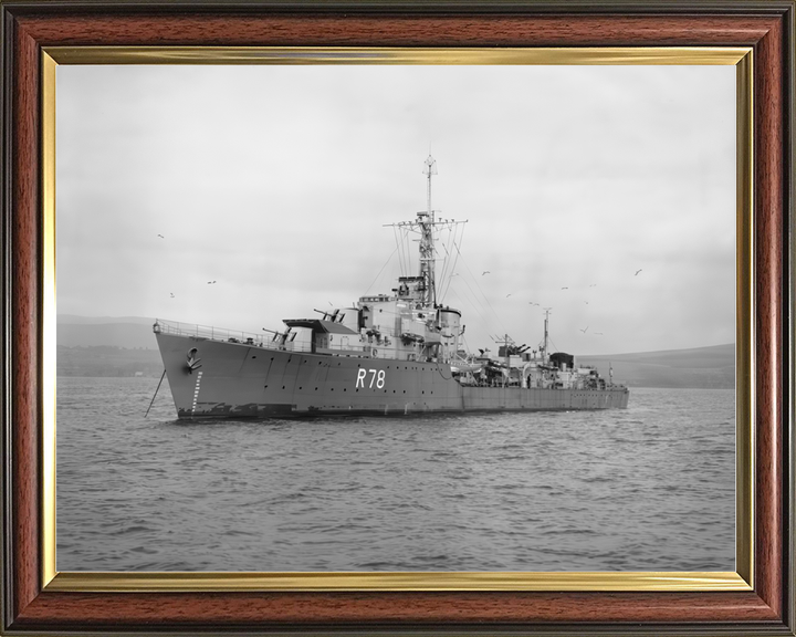 HMS Wessex R78 W Class Destroyer May 1944 Photo Print - Posters, Prints, & Visual Artwork - by Hampshire Prints (image 9 of 9)
