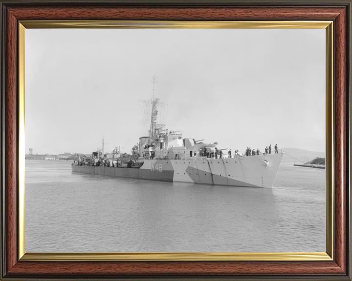 HMS Wrangler R48 W Class Destroyer June 1944 Photo Print - Posters, Prints, & Visual Artwork - by Hampshire Prints (image 9 of 9)