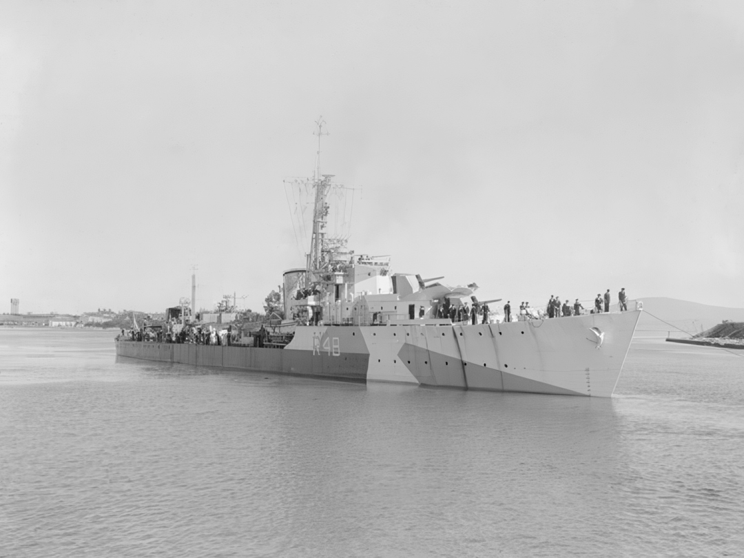 HMS Wrangler R48 W Class Destroyer June 1944 Photo Print - Posters, Prints, & Visual Artwork - by Hampshire Prints (image 1 of 9)