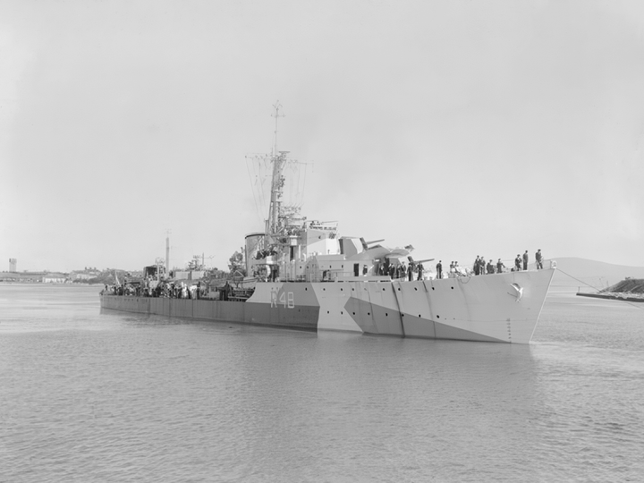 HMS Wrangler R48 W Class Destroyer June 1944 Photo Print - Posters, Prints, & Visual Artwork - by Hampshire Prints (image 1 of 9)