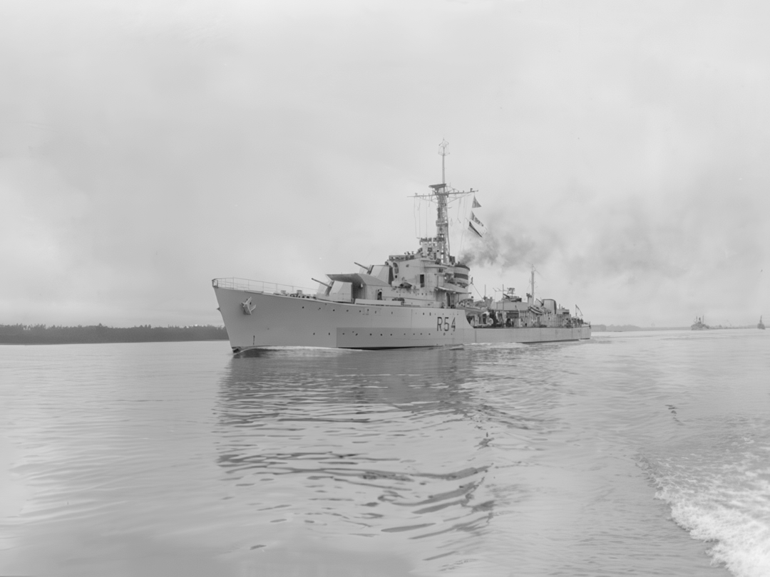 HMS Zodiac R54 Z Class Destroyer 1945 Photo Print - Posters, Prints, & Visual Artwork - by Hampshire Prints (image 1 of 9)