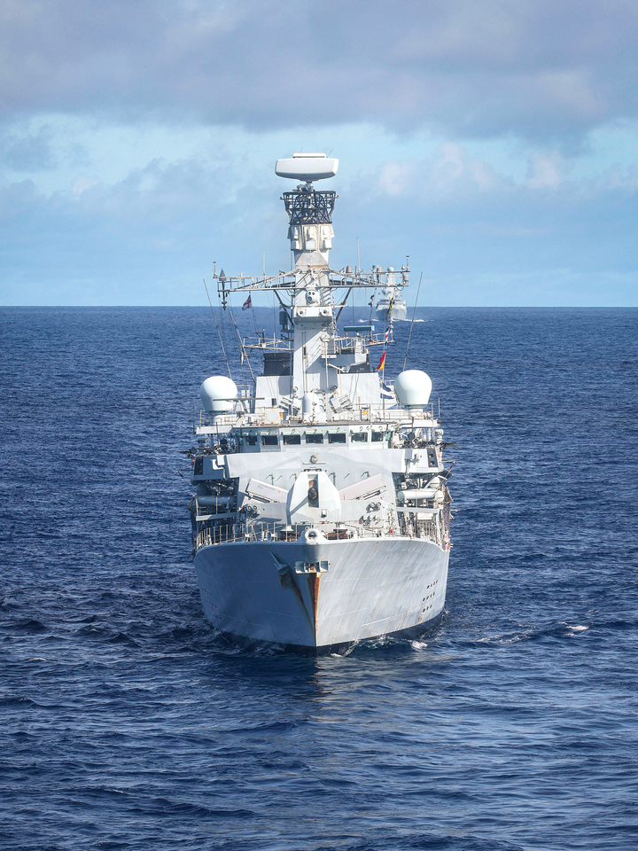 HMS Richmond (F239) Photo Print - Bow View 2025 - Royal Navy Type 23 Frigate Hampshire Prints 6 x 4 No Frame No