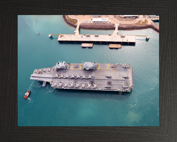 HMS Prince of Wales R09 Queen Elizabeth Class Aircraft Carrier July 2025 Visits Darwin Photo Print - Posters, Prints, & Visual Artwork - by Hampshire Prints (image 3 of 9)