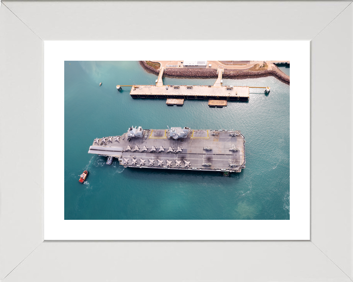 HMS Prince of Wales R09 Queen Elizabeth Class Aircraft Carrier July 2025 Visits Darwin Photo Print - Posters, Prints, & Visual Artwork - by Hampshire Prints (image 4 of 9)