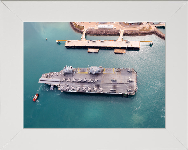 HMS Prince of Wales R09 Queen Elizabeth Class Aircraft Carrier July 2025 Visits Darwin Photo Print - Posters, Prints, & Visual Artwork - by Hampshire Prints (image 5 of 9)