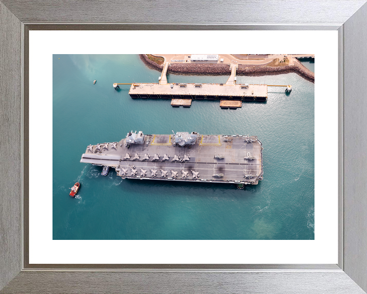 HMS Prince of Wales R09 Queen Elizabeth Class Aircraft Carrier July 2025 Visits Darwin Photo Print - Posters, Prints, & Visual Artwork - by Hampshire Prints (image 6 of 9)