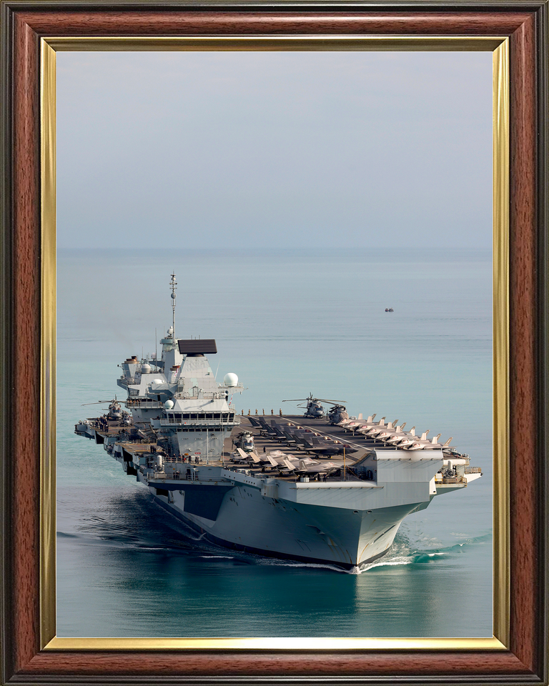HMS Prince of Wales R09 Queen Elizabeth Class Aircraft Carrier July 2025 Arriving in Darwin Photo Print - Posters, Prints, & Visual Artwork - by Hampshire Prints (image 9 of 9)