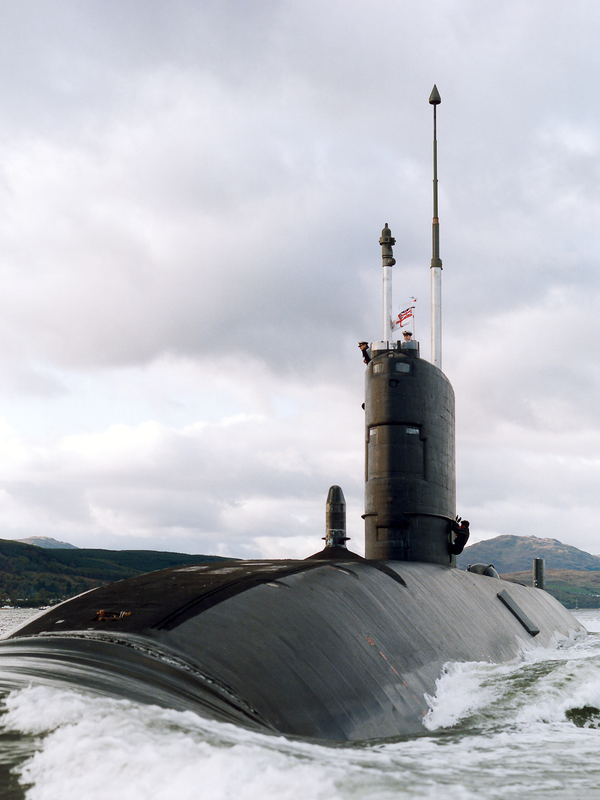 HMS Turbulent S87 Trafalgar Class Submarine Clyde