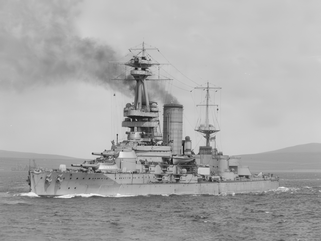HMS Canada Photo Print - Port Side View - Royal Navy Super Dreadnought Battleship Hampshire Prints 6 x 4 No Frame No