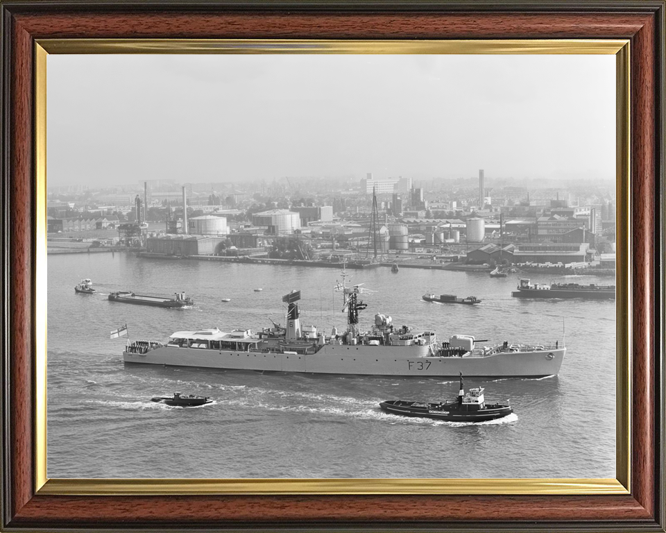 HMS Jaguar F37 Leopard Class Frigate 11 September 1968 Photo Print - Posters, Prints, & Visual Artwork - by Hampshire Prints (image 9 of 9)