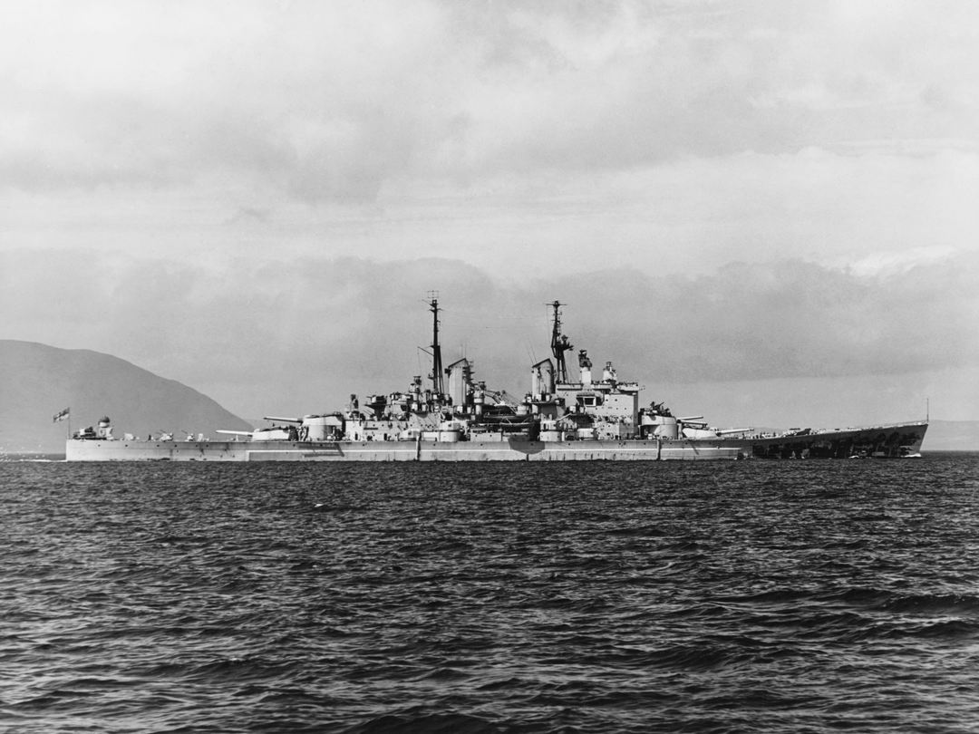 HMS Vanguard 23 Fast Battleship 1947 Photo Print - Posters, Prints, & Visual Artwork - by Hampshire Prints (image 1 of 9)