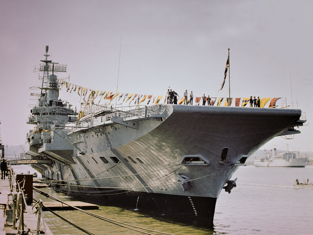 HMS Hermes (R12) Photo Print - Navy Days 1977 - Royal Navy Centaur Class Aircraft Carrier Hampshire Prints 6 x 4 No Frame No