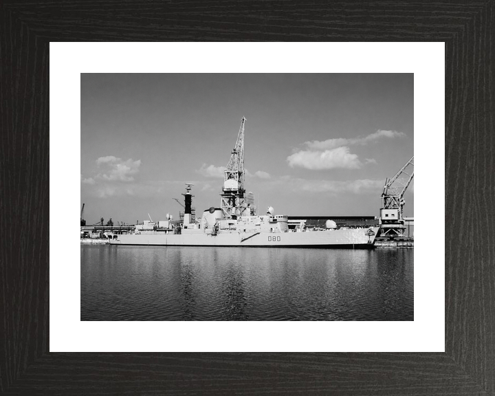HMS Sheffield D80 Type 42 Destroyer August 1980
