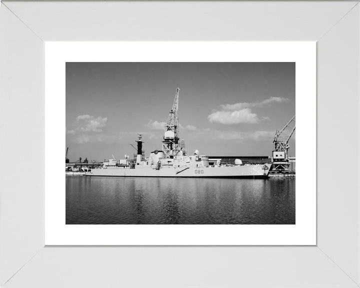HMS Sheffield D80 Type 42 Destroyer August 1980