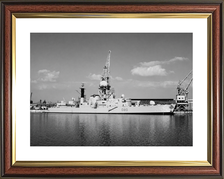 HMS Sheffield D80 Type 42 Destroyer August 1980