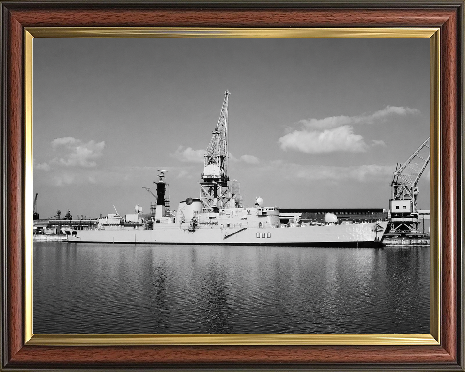 HMS Sheffield D80 Type 42 Destroyer August 1980