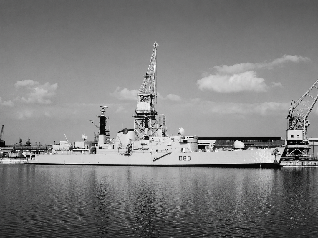 HMS Sheffield D80 Type 42 Destroyer August 1980 Photo Print - Posters, Prints, & Visual Artwork - by Hampshire Prints (image 1 of 9)
