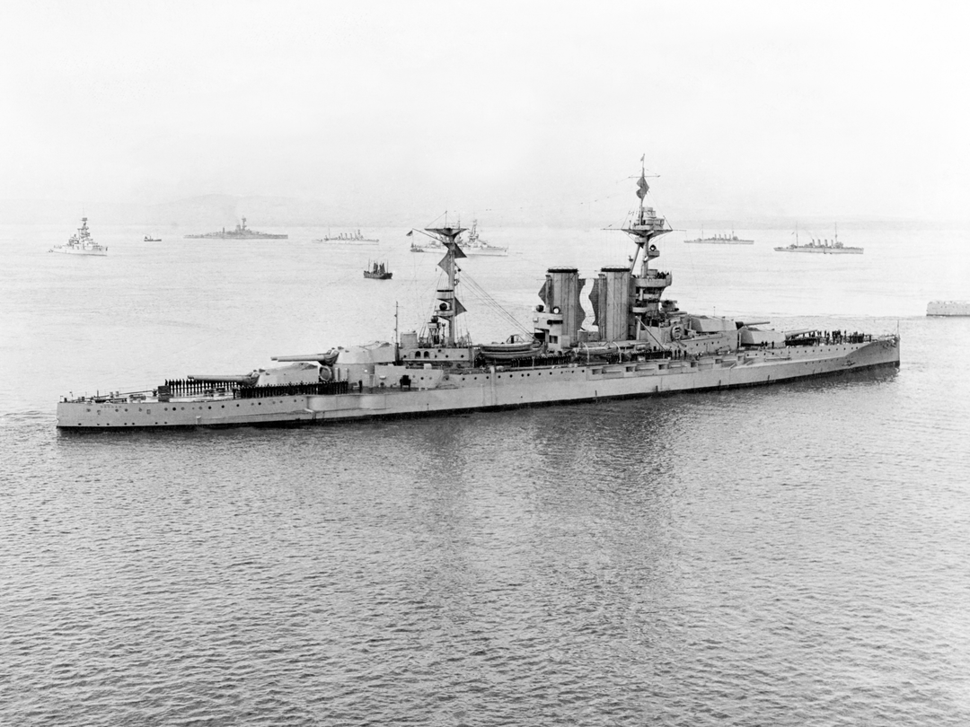 HMS Barham (04) Royal Navy Queen Elizabeth Class Battleship Scapa Flow 1917 Photo Print Wall Art Decor Posters, Prints, & Visual Artwork Hampshire Prints 6 x 4 No Frame No