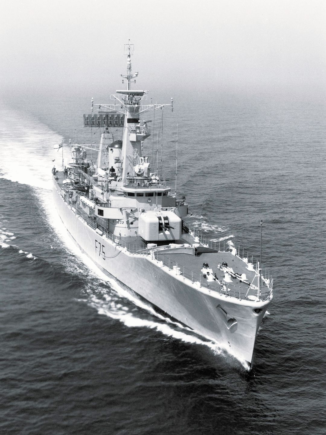 HMS Charybdis (F75) Royal Navy Leander Class Frigate At sea 1976 Photo Print Wall Art Decor Posters, Prints, & Visual Artwork Hampshire Prints 6 x 4 No Frame No