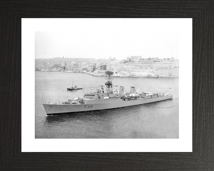 HMS Eskimo (F119) Royal Navy Tribal Class Frigate Valletta 1967 Photo Print Wall Art Decor - Posters, Prints, & Visual Artwork - by Hampshire Prints (image 2 of 9)