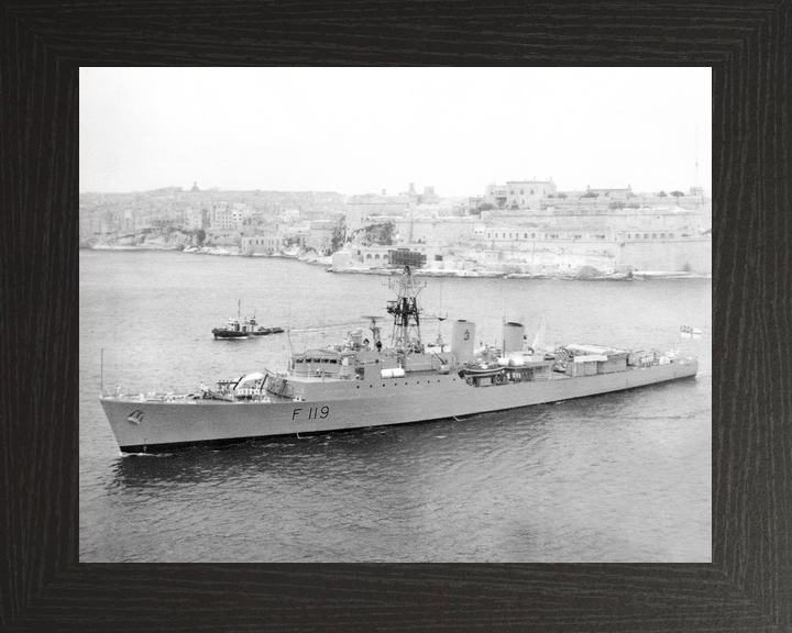 HMS Eskimo (F119) Royal Navy Tribal Class Frigate Valletta 1967 Photo Print Wall Art Decor - Posters, Prints, & Visual Artwork - by Hampshire Prints (image 3 of 9)