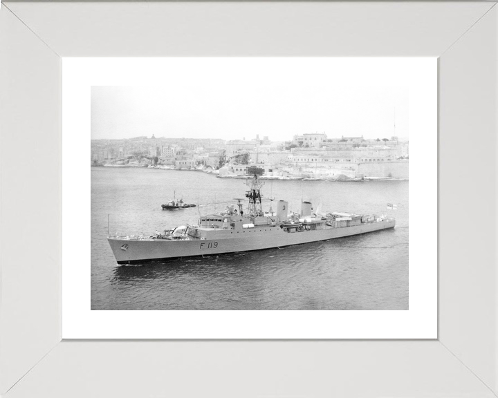 HMS Eskimo (F119) Royal Navy Tribal Class Frigate Valletta 1967 Photo Print Wall Art Decor - Posters, Prints, & Visual Artwork - by Hampshire Prints (image 4 of 9)