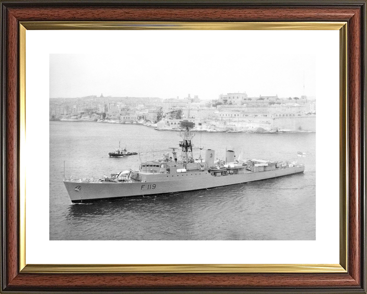 HMS Eskimo (F119) Royal Navy Tribal Class Frigate Valletta 1967 Photo Print Wall Art Decor - Posters, Prints, & Visual Artwork - by Hampshire Prints (image 8 of 9)