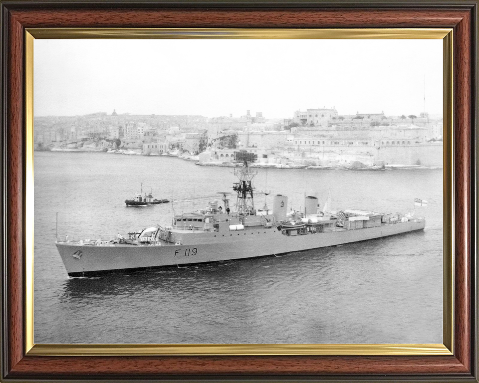 HMS Eskimo (F119) Royal Navy Tribal Class Frigate Valletta 1967 Photo Print Wall Art Decor - Posters, Prints, & Visual Artwork - by Hampshire Prints (image 9 of 9)