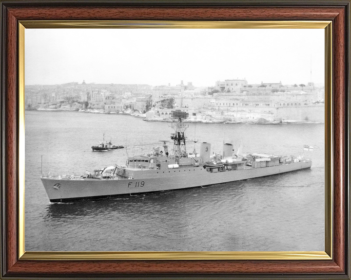 HMS Eskimo (F119) Royal Navy Tribal Class Frigate Valletta 1967 Photo Print Wall Art Decor - Posters, Prints, & Visual Artwork - by Hampshire Prints (image 9 of 9)