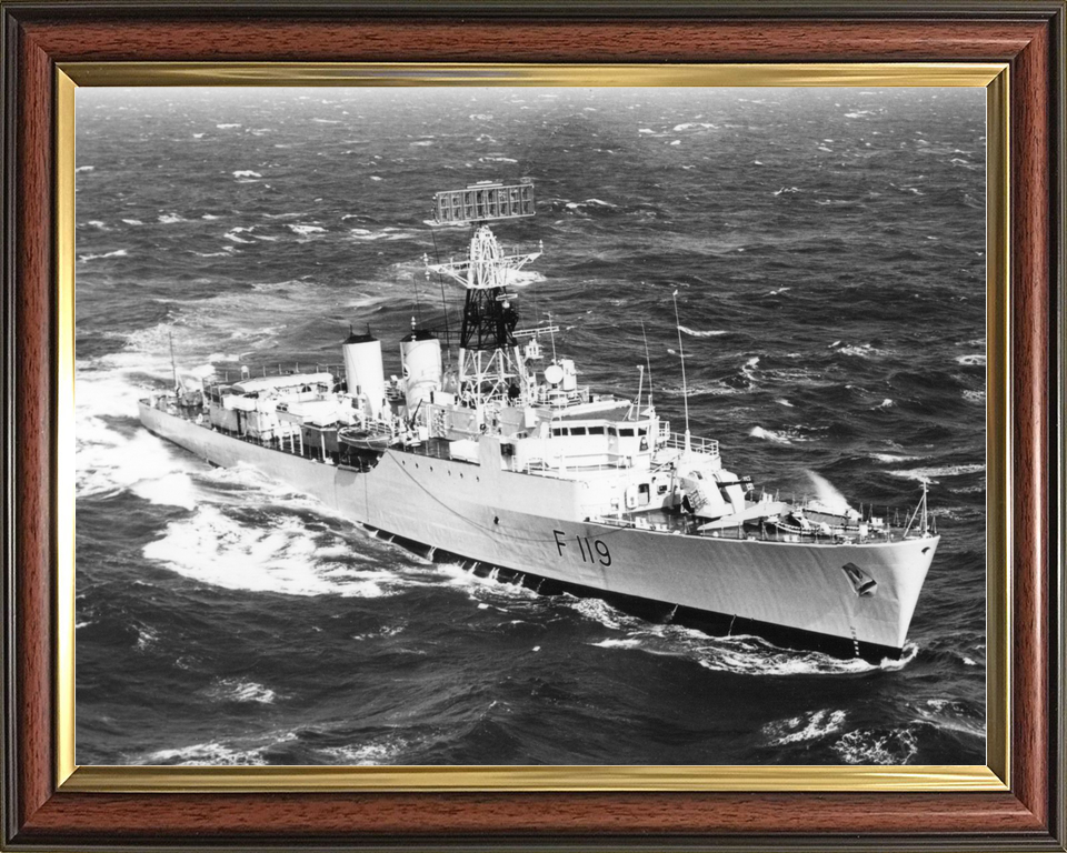 HMS Eskimo (F119) Royal Navy Tribal Class Frigate At sea 1967 Photo Print Wall Art Decor - Posters, Prints, & Visual Artwork - by Hampshire Prints (image 9 of 9)