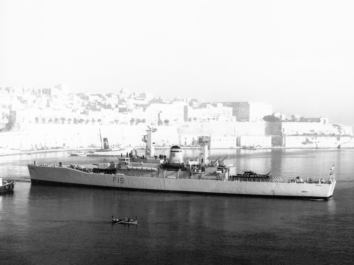 HMS Euryalus (F15) Photo Print - Malta 1971 - Royal Navy Leander Class Frigate Hampshire Prints 6 x 4 No Frame No