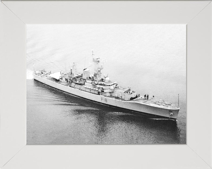 HMS Galatea (F18) Royal Navy Leander Class Frigate Entering Harbour 1985 Photo Print Wall Art Decor - Posters, Prints, & Visual Artwork - by Hampshire Prints (image 5 of 9)