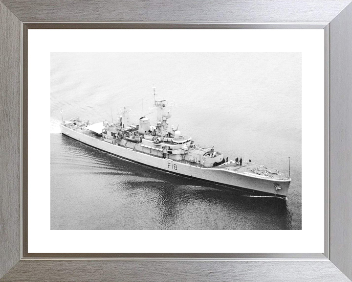 HMS Galatea (F18) Royal Navy Leander Class Frigate Entering Harbour 1985 Photo Print Wall Art Decor - Posters, Prints, & Visual Artwork - by Hampshire Prints (image 6 of 9)