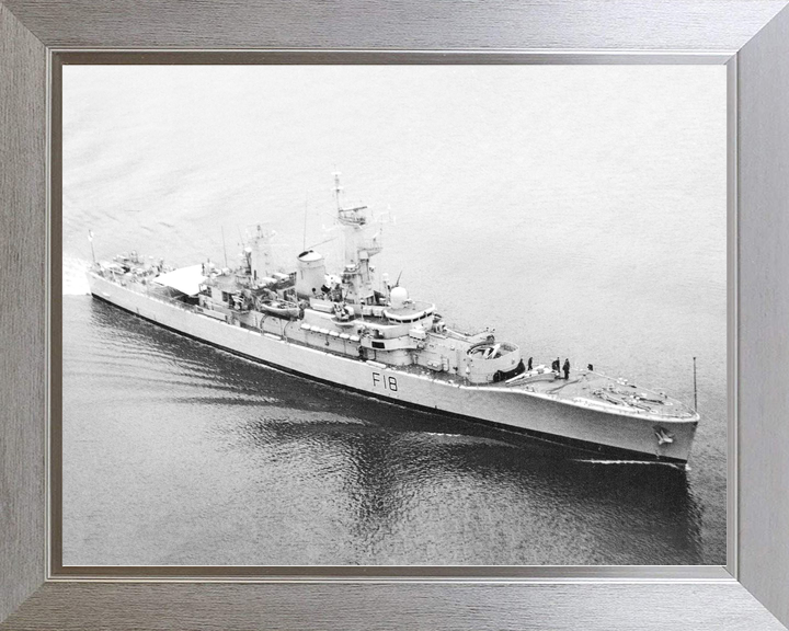 HMS Galatea (F18) Royal Navy Leander Class Frigate Entering Harbour 1985 Photo Print Wall Art Decor - Posters, Prints, & Visual Artwork - by Hampshire Prints (image 7 of 9)