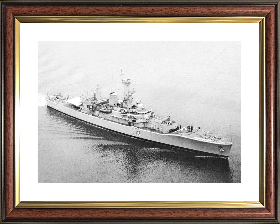 HMS Galatea (F18) Royal Navy Leander Class Frigate Entering Harbour 1985 Photo Print Wall Art Decor - Posters, Prints, & Visual Artwork - by Hampshire Prints (image 8 of 9)