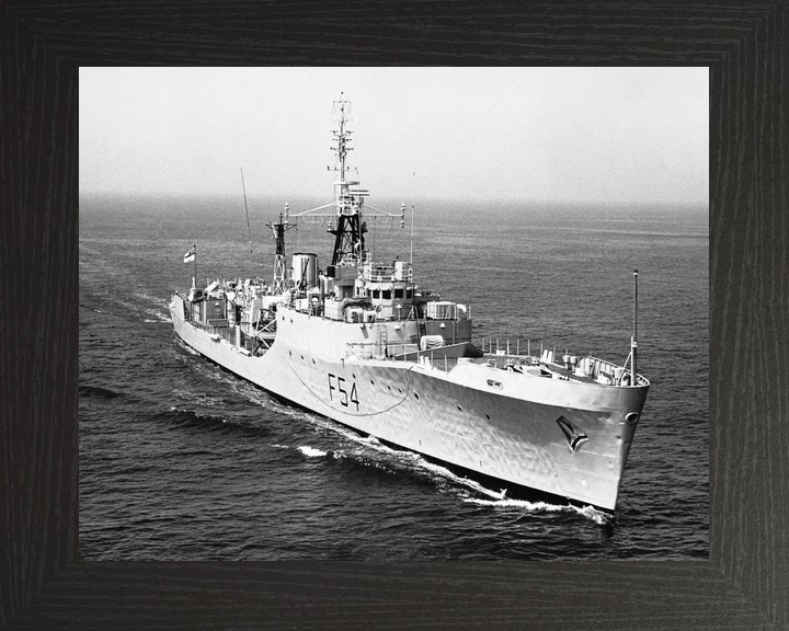 HMS Hardy (F54) Royal Navy Blackwood Class Frigate At Sea 1967 Photo Print Wall Art Decor - Posters, Prints, & Visual Artwork - by Hampshire Prints (image 3 of 9)