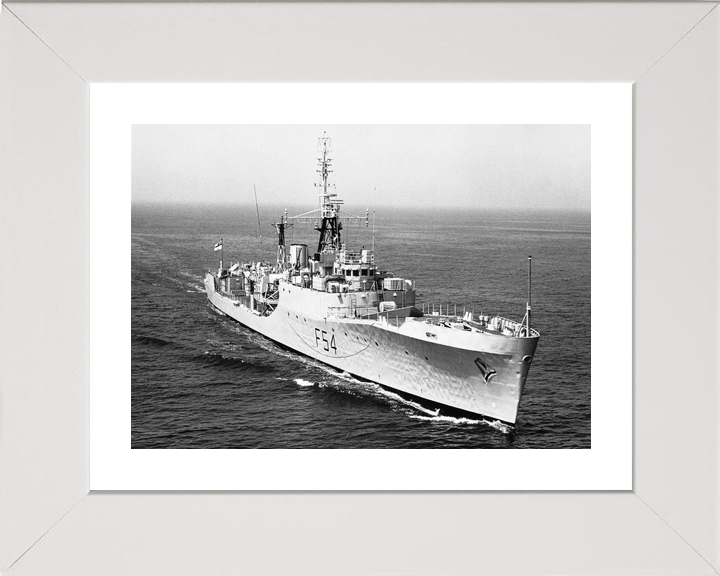 HMS Hardy (F54) Royal Navy Blackwood Class Frigate At Sea 1967 Photo Print Wall Art Decor - Posters, Prints, & Visual Artwork - by Hampshire Prints (image 4 of 9)