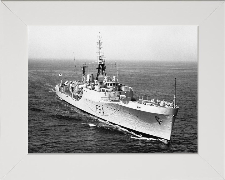HMS Hardy (F54) Royal Navy Blackwood Class Frigate At Sea 1967 Photo Print Wall Art Decor - Posters, Prints, & Visual Artwork - by Hampshire Prints (image 5 of 9)