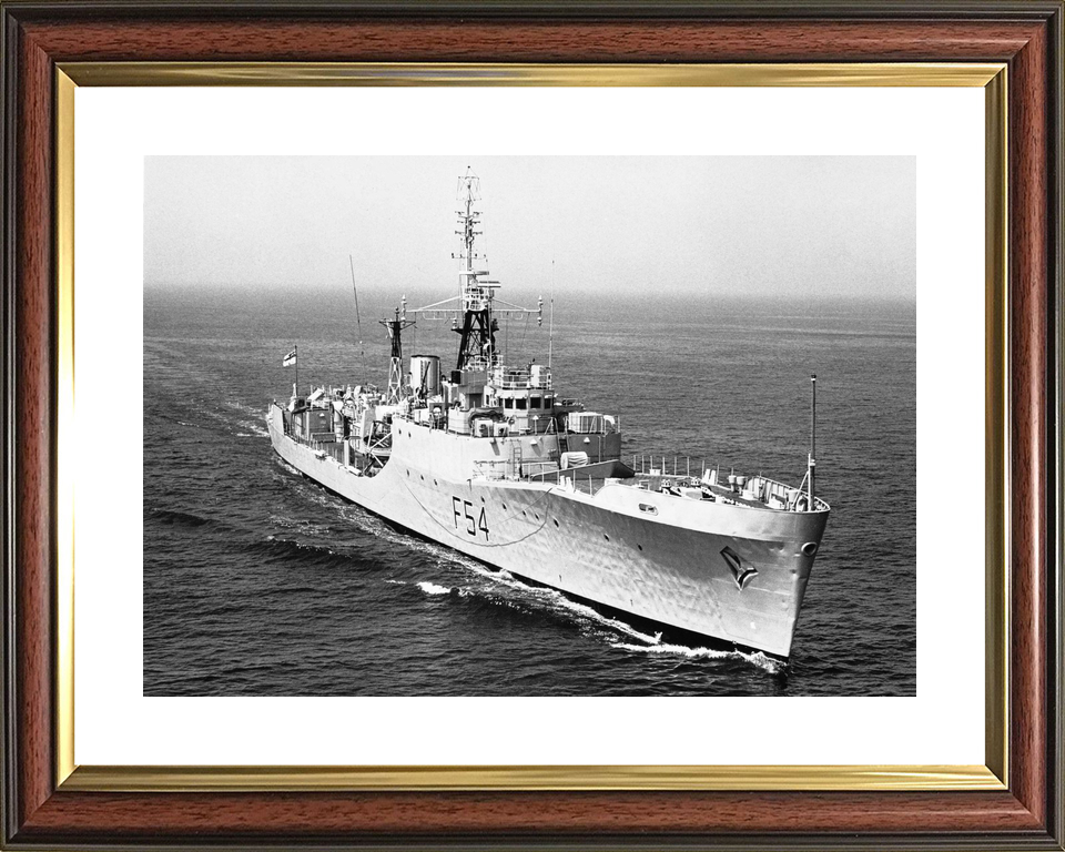 HMS Hardy (F54) Royal Navy Blackwood Class Frigate At Sea 1967 Photo Print Wall Art Decor - Posters, Prints, & Visual Artwork - by Hampshire Prints (image 8 of 9)
