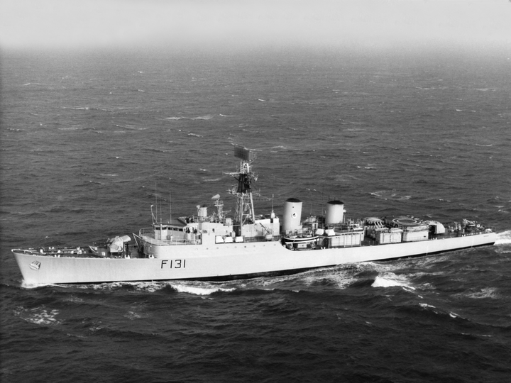 HMS Nubian F131 Tribal Class Frigate February 1976 Photo Print - Posters, Prints, & Visual Artwork - by Hampshire Prints (image 1 of 9)