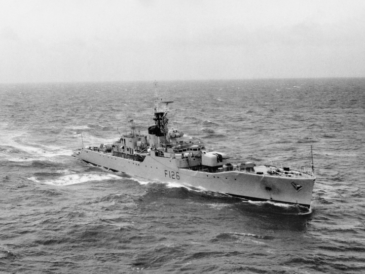 HMS Plymouth (F126) Photo Print - At Sea 1962 - Royal Navy Rothesay Class Frigate Hampshire Prints 6 x 4 No Frame No